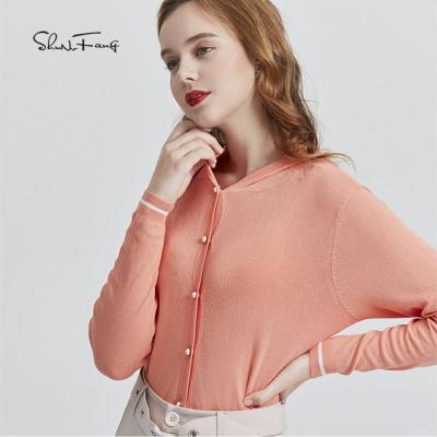 China Viable Factory New Design Women's Sweater Top Ladies Knitted Cashmere Sweater for sale