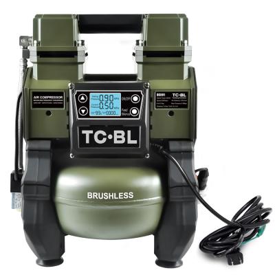 China OIL-LESS TCBL AC Air Compressor AC 100-240 Quiet Silent Air Compressor Heavy Duty for sale