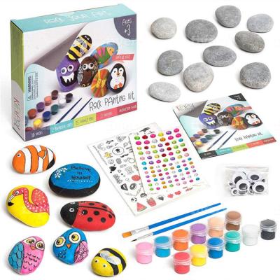 China Intellectual Development Xin Bowen Children's Painting Set Children's Creative DIY Painted Pebbles for sale