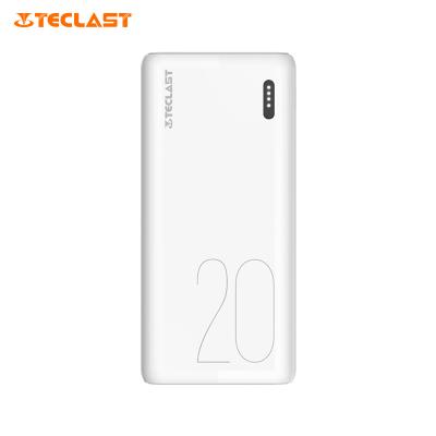 China Fast Charging Support Teclast C20-L Power Bank 20000mAh Type-C 10W 3USC Output Safety Protection Small Size Sandblasted Coating Boarding Mobile Power for sale