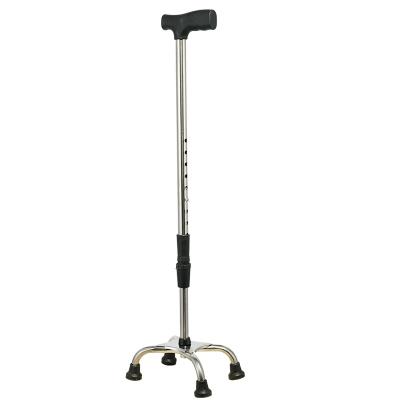 China Sturdy Hot Selling Adjustable Aluminum Tetrapod Luxury Walking Stick for sale