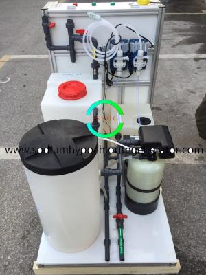 China Swimming Pool Salt Water Electrolysis Sodium Hypochlorite Generation System 300g / H for sale