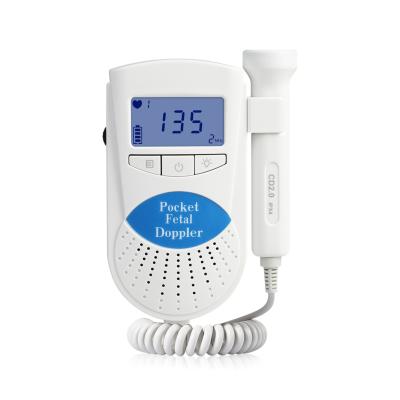 China Bebe Fetal Doppler Pregnant Portable Handheld Com O Fetal Doppler Cuidados Cardiac Detector Baby Heart Rate Batimentos Monitoring Baby for sale