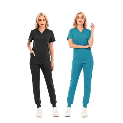 China S-XXL China Breathable Comfortable Nursing Scrubs Suit Vendors Hospital Uniform Wholesale Scrubs Sets for sale