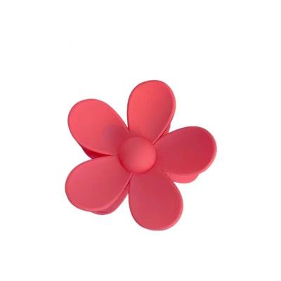 China 2023 new color frosted cute flowers candy handle clip spring summer 2023 new hair clip frosted multi color hair clip for sale