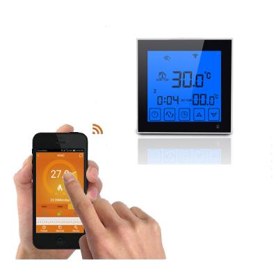 China Temperature Control Electric Thermostat Heating Element Hotel Hysen Wifi Panel Thermostat for sale