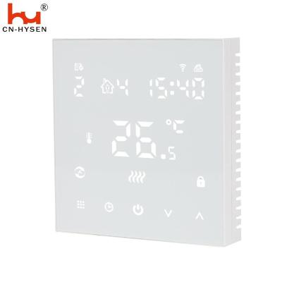 China Large LED Screen Digital Tuya Weekly Programmable Alexa Voice Control Modern Thermostat Heating Wifi Smart Home Thermost Heat for sale