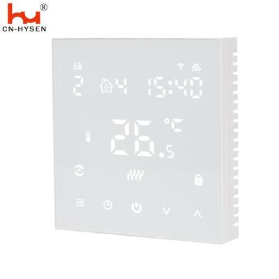 China Modern Room Heating Wifi Radiator Valve Floor Temperature Controller Tuya Digital Thermostatic APP Alexa Voice Control for sale