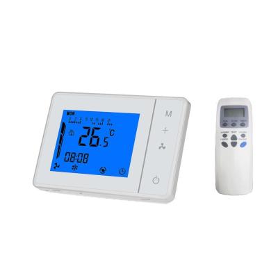 China Programmable Thermostat FCU IR Air Conditioner Remote Control Infrared Remote Control Thermostat for sale