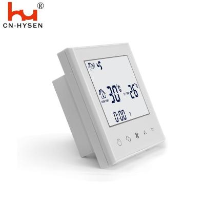 China OEM ODM support HY03AC Tuya wifi control digital thermostat programmable thermostat for fan coil with Modbus or RS485 for sale