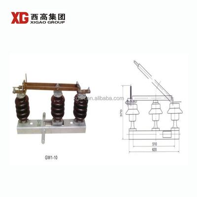 China Outdoor Outdoor Isolator Switch Disconnector Switch 3.6kv 10kv 11kv 24kv 33kv for sale