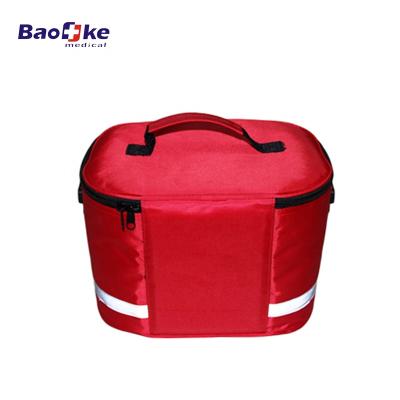 China Large Shoulder Strap Car Emergency Travel Home Medical Nylon Portable Bag Nylon Camping Kit Household Camping Kits Outdoor First Aid Storage Bag for sale