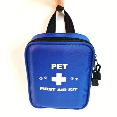 China Eco-friendly Bag Vet Pet Care OEM Medical Box With Cute Dog Cat Travel First Aid Kit For Outdoor Dog Cat Pet Care Travel for sale