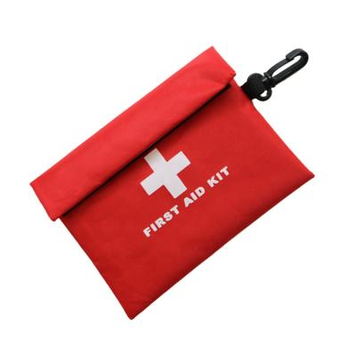 China Notebook& Cute Mini Kit Bag Waterproof Outdoor Red Nylon Travel First Aid First Aid Kit For Outdoor Travel for sale