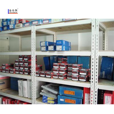 China Suitable for outdoor factory lightweight corner shelving durable steel warehouse stores rivet shelving for sale