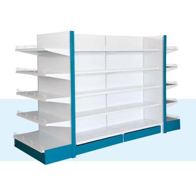 China Wholesale Corrosion Protection Factory Supermarket Rack Gondola Shelf Storage Shelves Retail Display Racks for sale