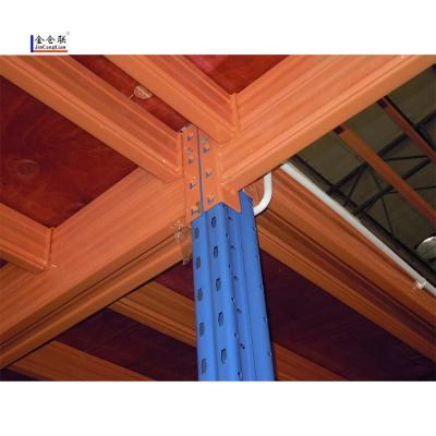 China Corrosion Protection Carbon Steel Steel Structure Floor Attic Platform Shelf Steel Structure Intermediate Layer Shelf 3 for sale