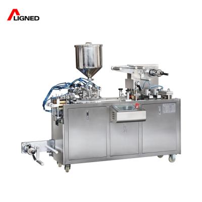 China Manufacturing Plant Factory Price New Automatic Small Honey Blister Packaging Liquid Sauce Blister Packing Machine for pharma for sale