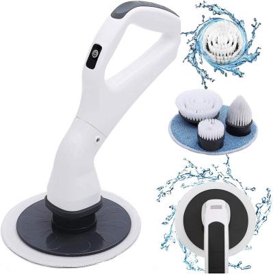 China Viable Handheld Cordless Electric Spin Scrubber Brush Power Scrubber Kit For Kitchen Tub Cleaning for sale