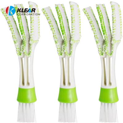 China Car Care Cleaning Microfiber Car Air Conditioner Interior Duct Tools Car Cleaning Detailing Remover Brush for sale