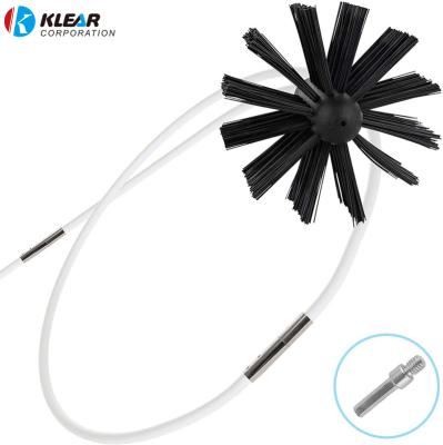 China Flexible Interior Wall Dryer Tool Chimney Brush Stocked Nylon Pipe and Rods Cleaning Kit for sale