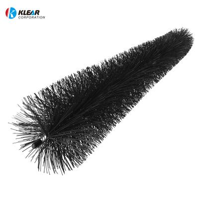 China Viable Telescopic Gutter Guard Roof Cleaner Tool Sewer Gutter Cleaning Brush for sale