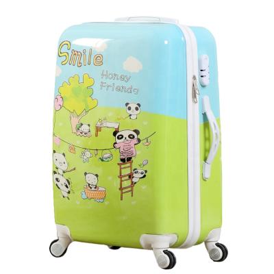 China School\long distance travel\etc. printing custom trolley travel 360 universal mute wheel luggage sets ABS PC printed hardshell luggage for sale