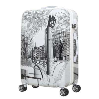 China School\travel\etc OEM China long distance factory Customized Printing PC Trolley Luggage for sale