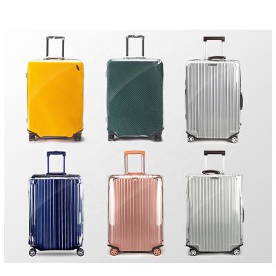 China High Quality Transparent PVC Wear Proof PVC Luggage Cover With Zipper for sale