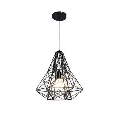 China Kitchen Pendant Ceiling Industrial Geometric Simple Iron Chandelier Nordic Modern Led Hanging Light for sale