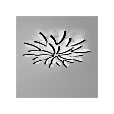 China Factory Price Contemporary Creative Decorative Snowflake Ceiling Led Light Nordic Ceiling Lamp for sale