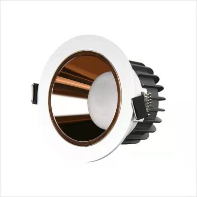 China Contemporary Black And White High Power Recessed Led Adjustable Downlight for sale