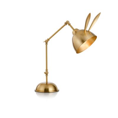 China Modern Creative Contemporary Table Lights Study Room Decorative Table Lamps with Rabbit Ears for sale