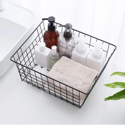 China Sustainable Multifunctional Amazon Hot Sale Metal Wire Storage Basket for sale