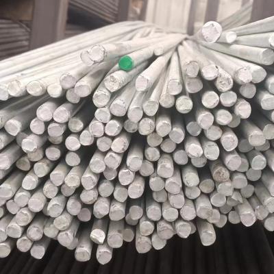 China ISO9001 Galvanised Steel Round Bar Zinc Coating 200-600g/M2 Customizable Size For Construction for sale