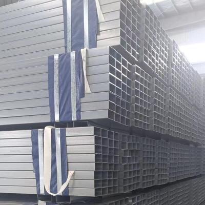 China Rustproof Malleable Heat Conductivity Silver Zinc Magnesium Alloy Aluminum Square Tube Mg Zn Al Square Pipe for sale