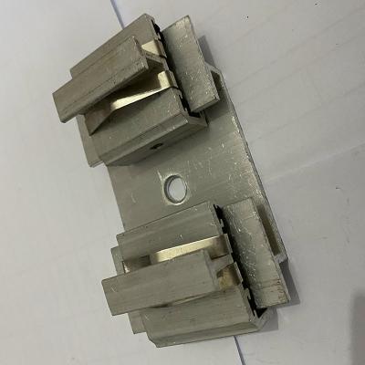 China Customized Silver Aluminum Embedded Components with Strong Corrosion Resistance for sale