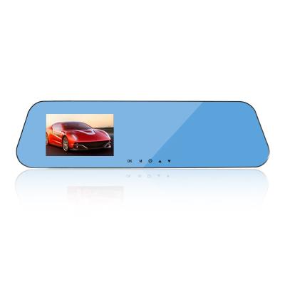 China NIGHT VISION L809S 3.5 Inch LCD Screen Dual Screen Camera Lens Mirror Dash Cam Car DVR Rearview Two Camera for sale