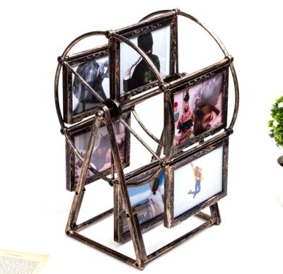 China European made plastic photo frames kids home photo detachable rotating picture frame for sale