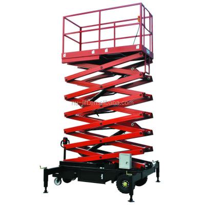 China Hydraulic Type Work Platform Scissor Lift 500KG for sale