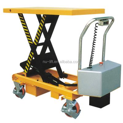 China Steel Electric Hydraulic Scissor Lift Table Truck for sale