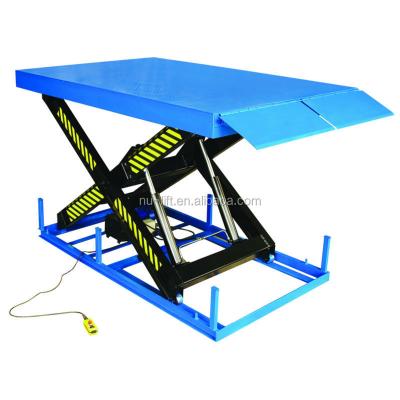 China Electric Hydraulic Scissor Dock Lift Leveler For Forklift 2000x3000mm for sale