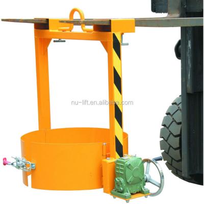 China Crane Mounted Type Tilting Drum Mounted Forklift and Dispenser 800LBS for sale