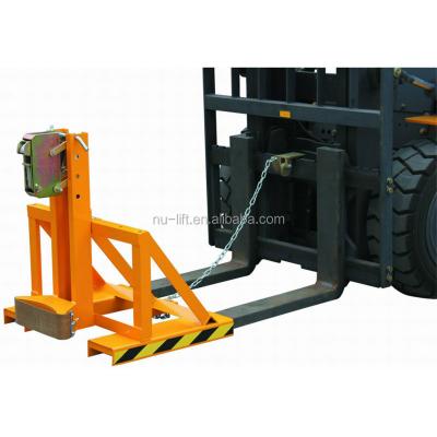 China Alligator Handle Forklift Drum Grab With Single Handle Head Type 500KG for sale