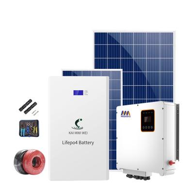 China Home Megarevo Hybrid inverter solar energy system 110v 120v energy products Solar 8KW 5KW 10KW 12KW 15KW Home Power System for sale