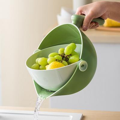 China Sustainable MU hot sales Quality Choice Drained Basket Kitchen Colander Drained Basket Bowl for sale