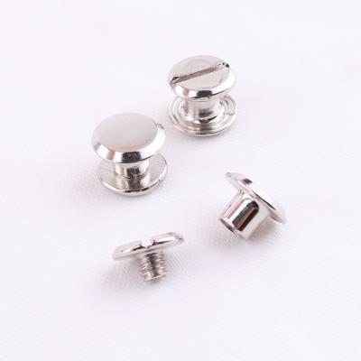 China M4 Flat Cheap Price Metal Chicago Screw Book Binding Screw 5mm For Leather for sale