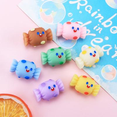 China Europe hot sale simulation 3d candy resin miniature charm cabochon for key chain accessories for sale