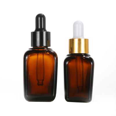 China Cosmetic Glass Bottle Perfume Bottles 1oz 2oz 30ml 10ml 20ml Amber Empty Glass Dropper Essential Oil Bottle Packing for sale