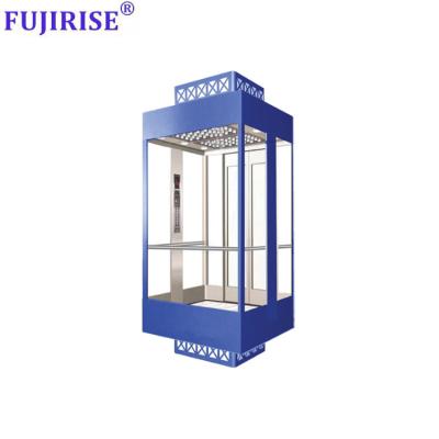 China Modern High Quality Panoramic Glass Exterior Elevator Price for sale